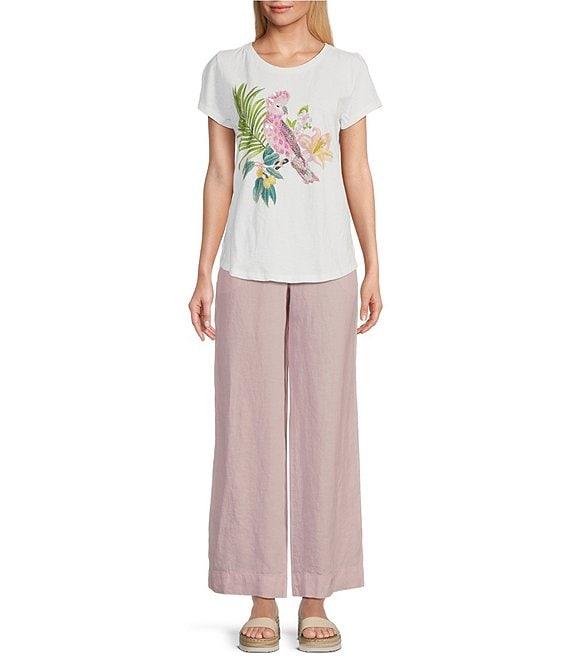 Tommy Bahama Two Palm Easy Lightweight Linen Elastic Drawstring Pants Product Image