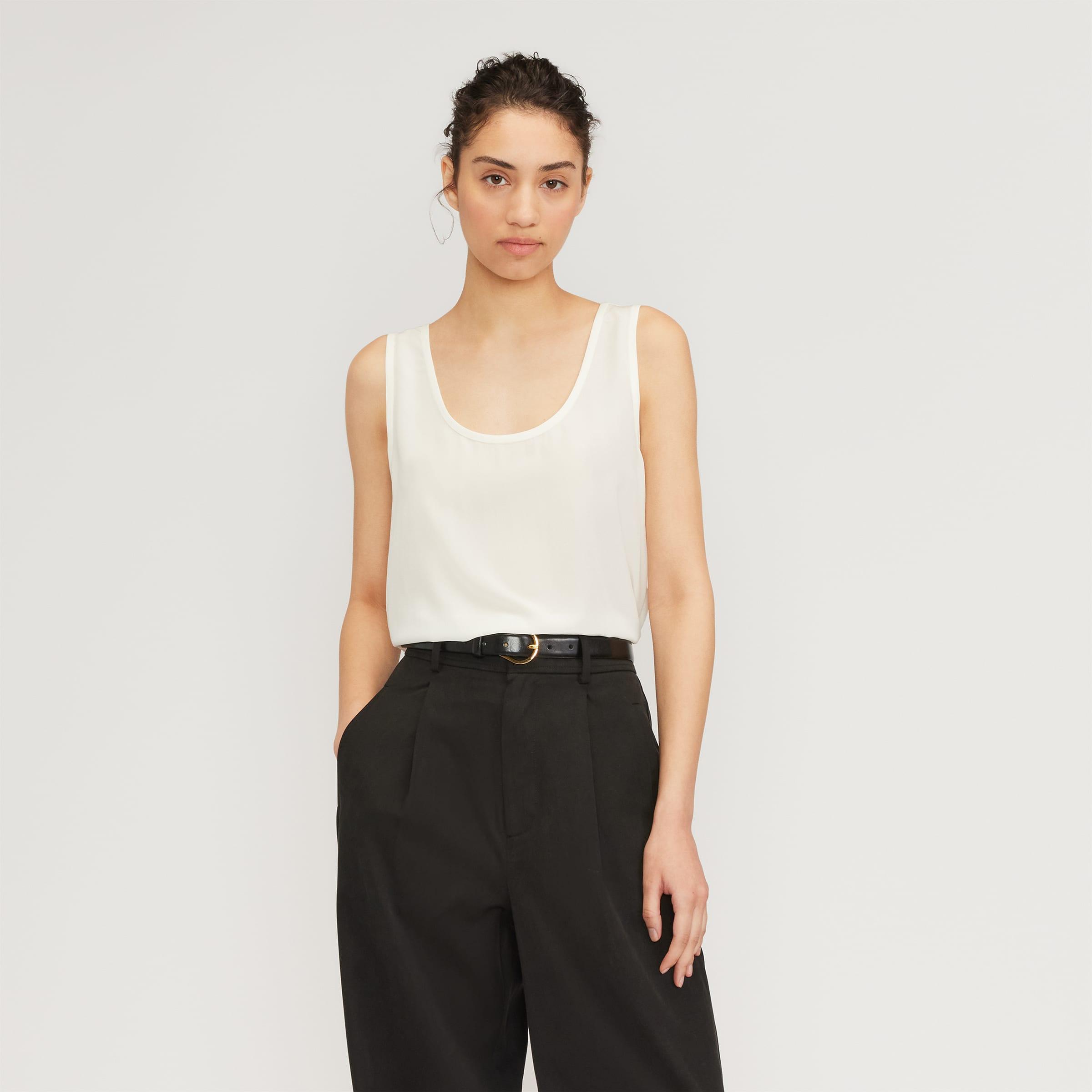 Womens Scoop Tank in Washable Silk by Everlane Product Image