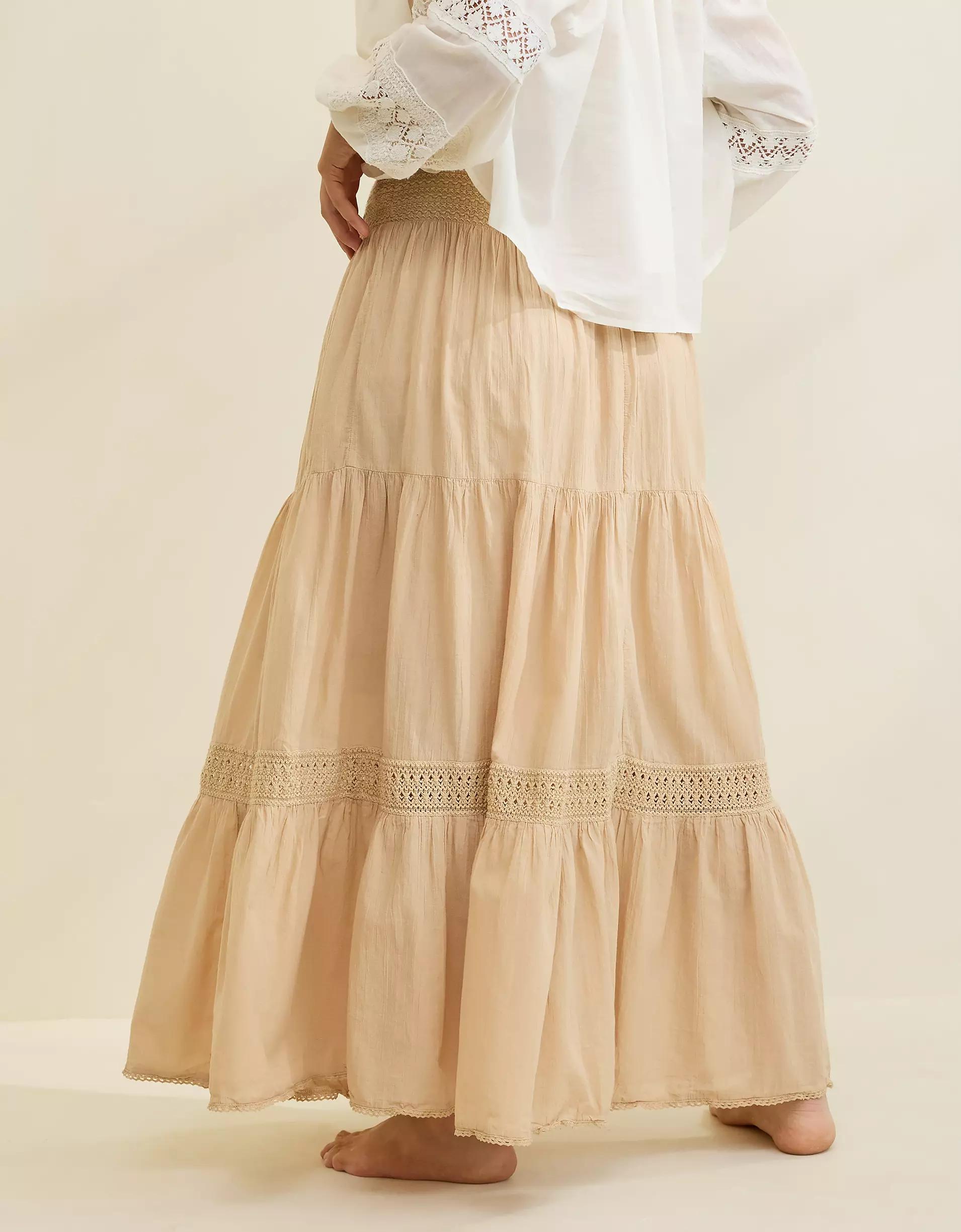 Aerie Crochet The Day Maxi Skirt Product Image