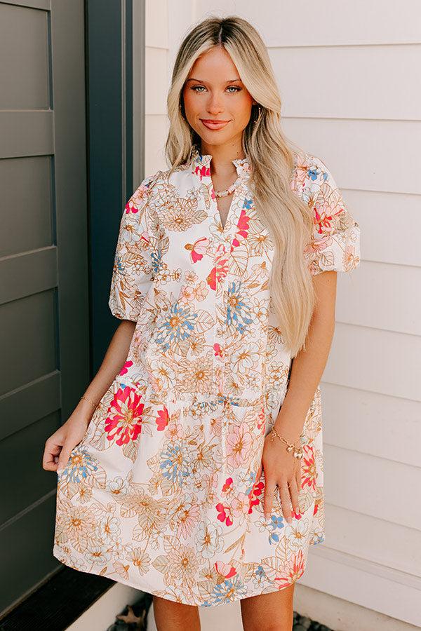 Countryside Bliss Floral Mini Dress Product Image