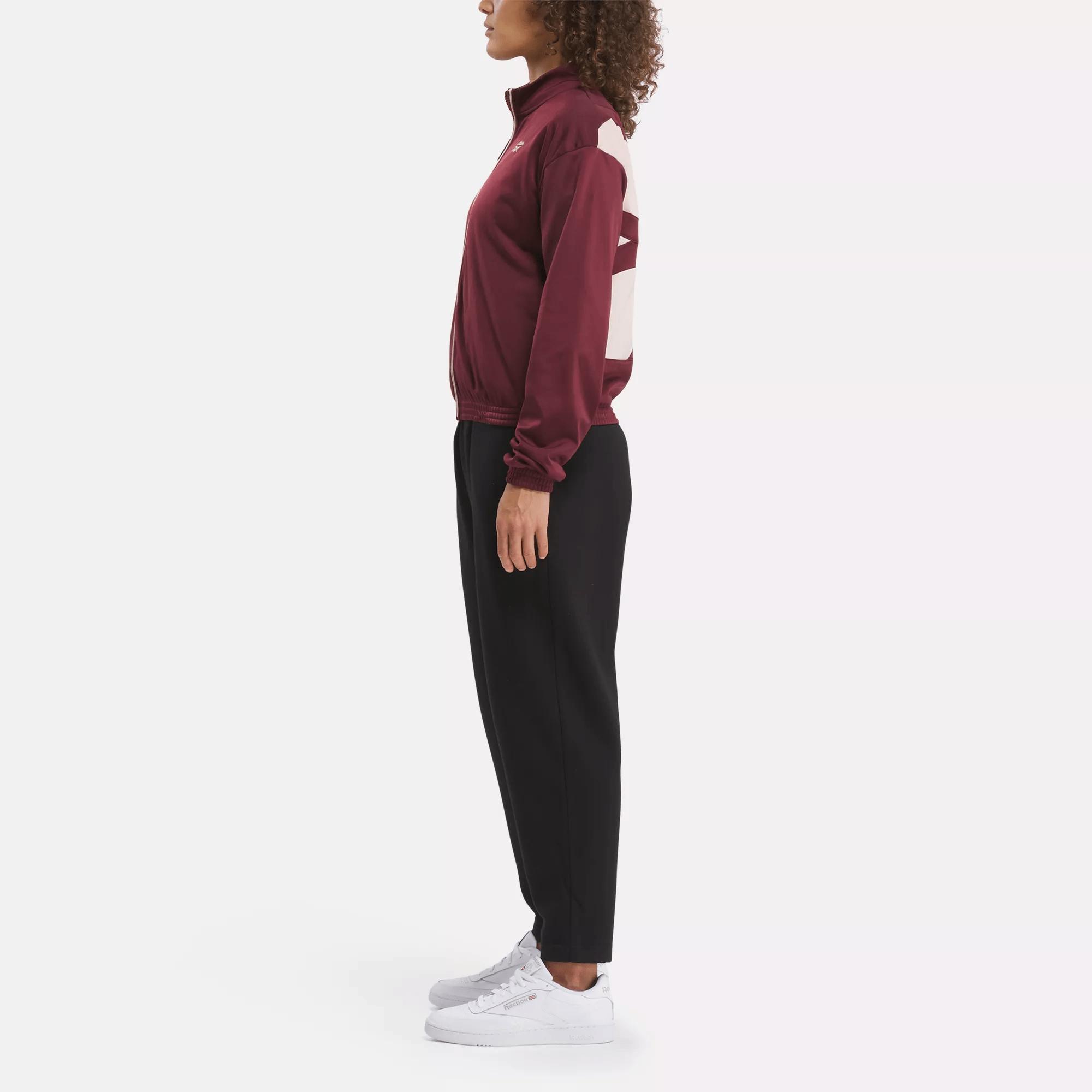 Women's Reebok Identity Back Vector Tricot Track Jacket Female Product Image