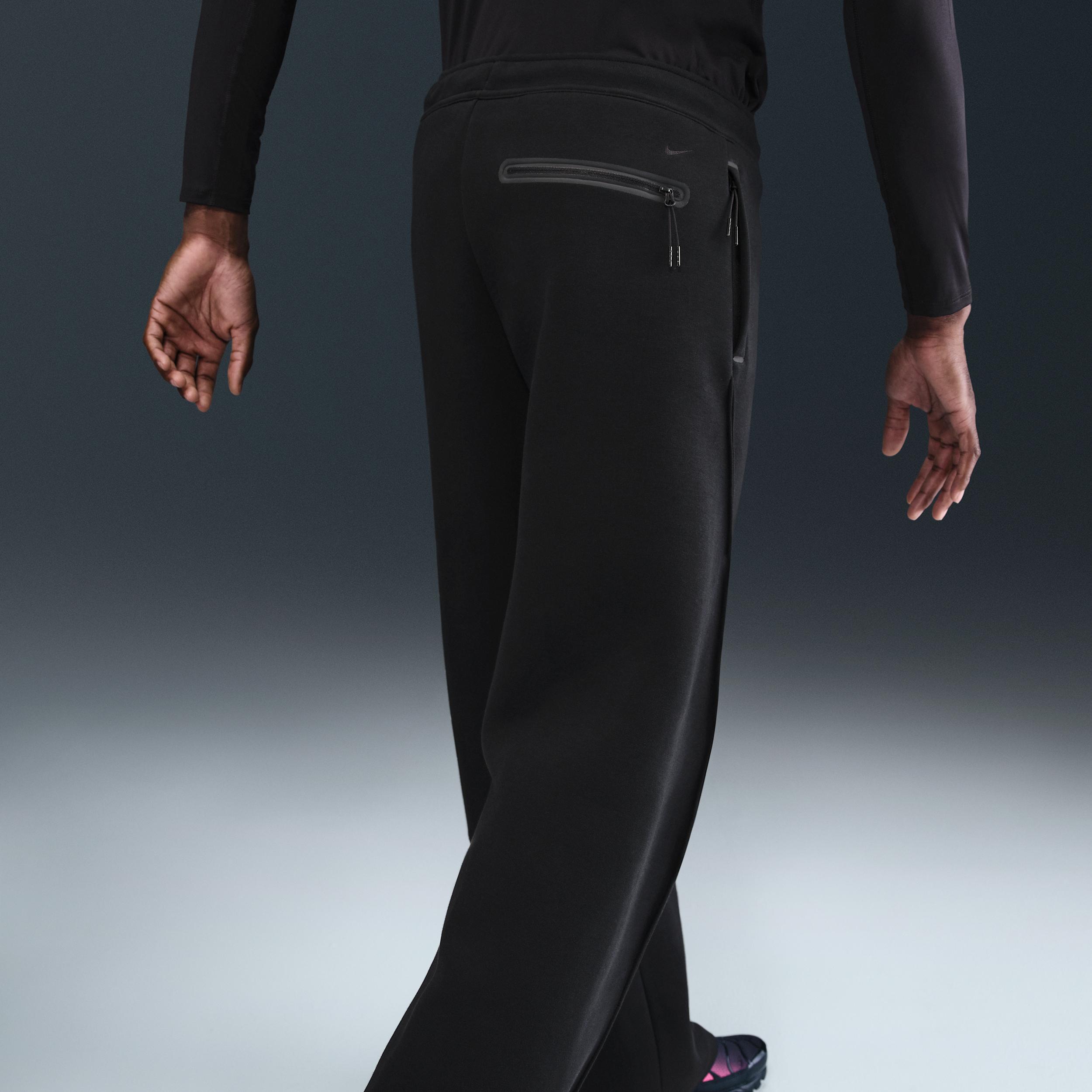 Nike Mens Tech Fleece Loose-Fit Open Hem Pants | HV6541-010 Product Image