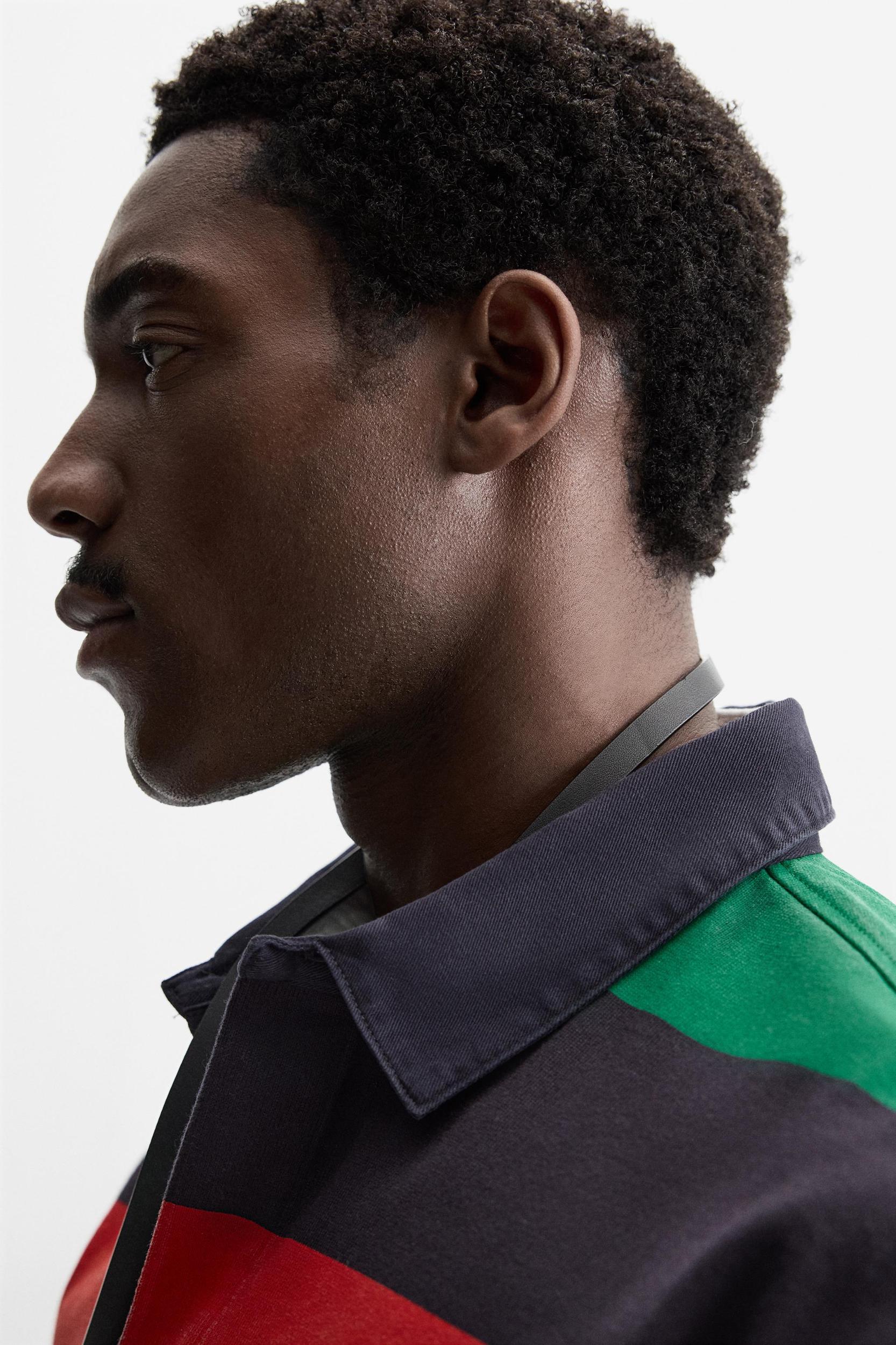 STRIPED POLO Product Image