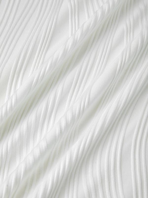 Textured Stripe Long Sleeve Tee Product Image