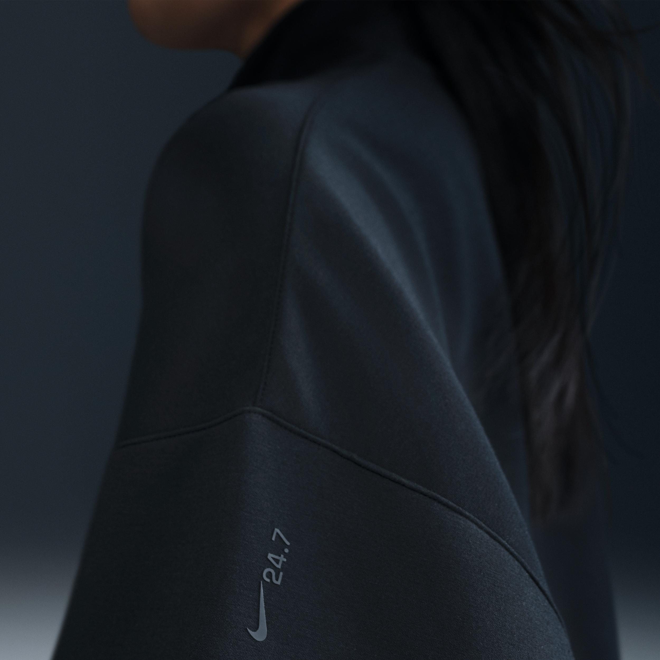 Nike Womens 24.7 ImpossiblySoft Dri-FIT Oversized 1/2-Zip Top | HQ8188-010 Product Image