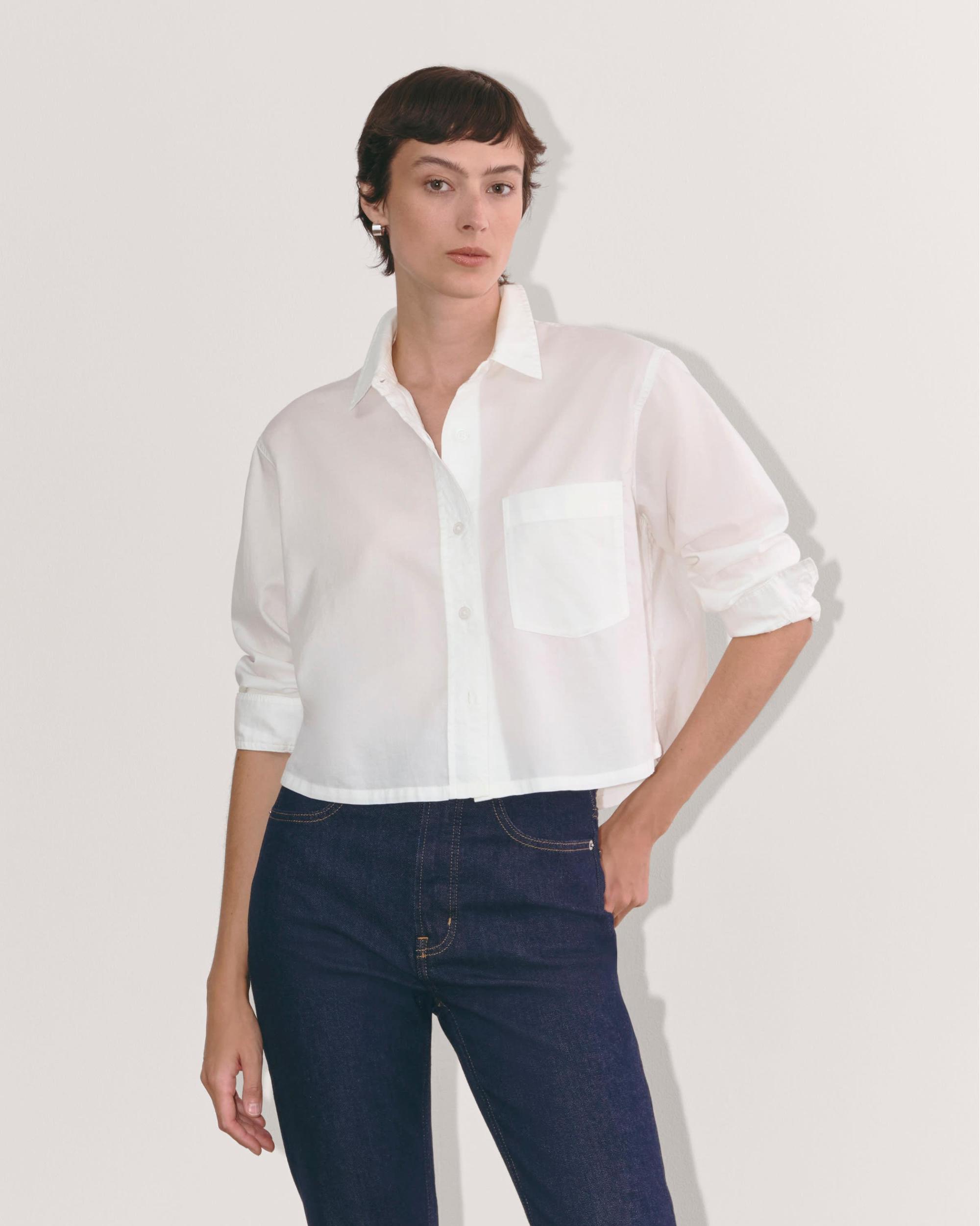 Womens Way-Short Shirt in Silky Cotton by Everlane Product Image