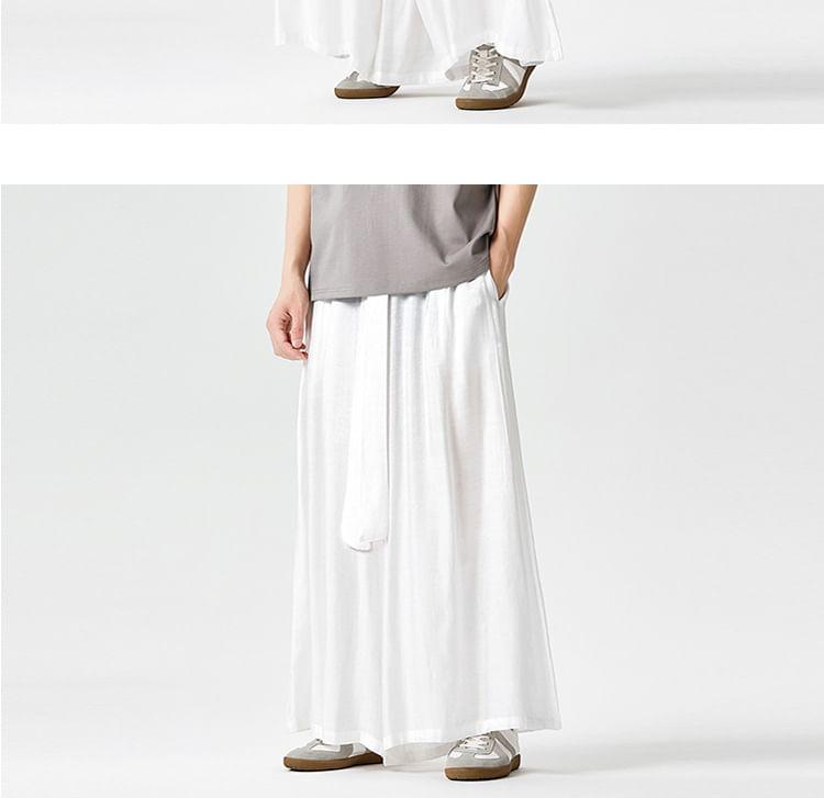 Mid Rise Patterned Print Wide Leg Pants Product Image