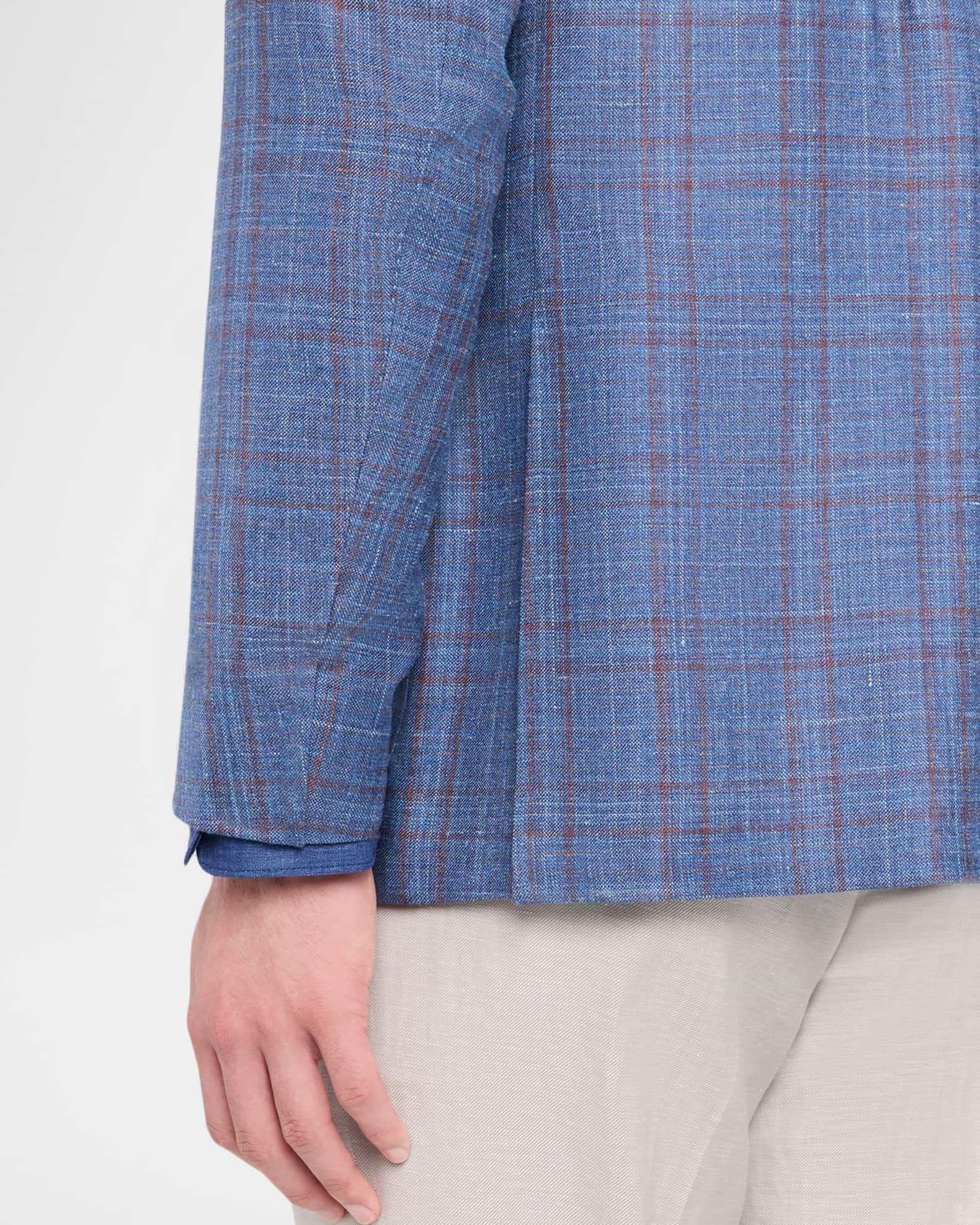 Men's Check Single-Breasted Sport Coat Product Image