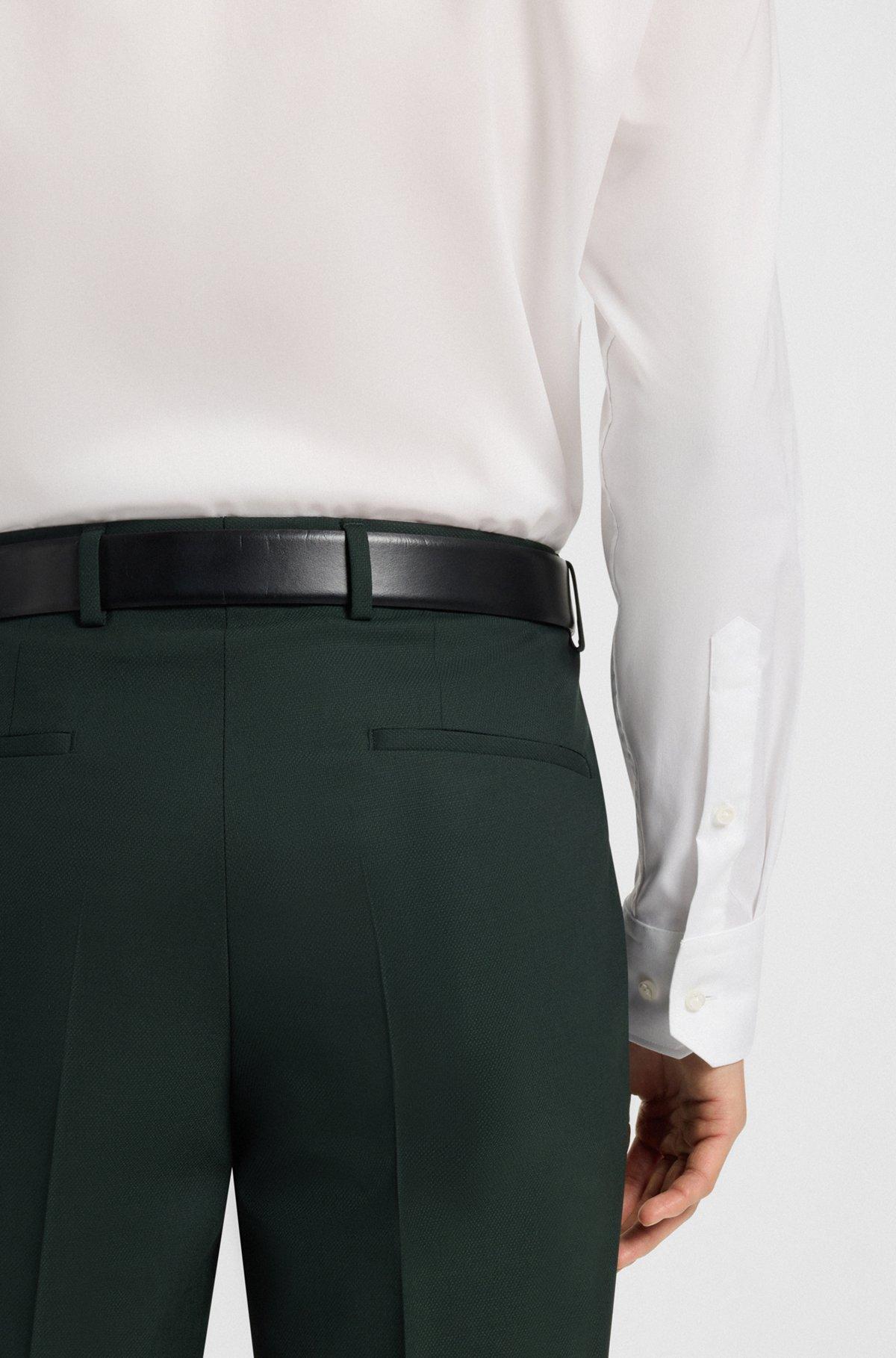 Regular-fit shirt in easy-iron cotton poplin Product Image