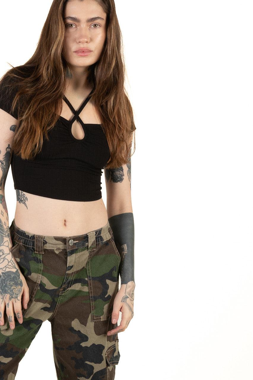 Camo Cargo Skater Jeans Product Image
