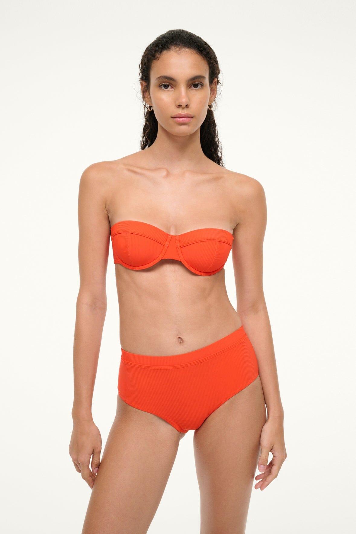 JO BALCONETTE BIKINI TOP | CAYENNE Product Image