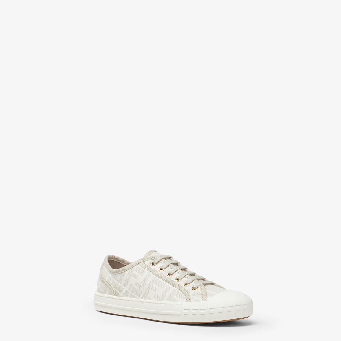 DominoWhite FF fabric low-tops Product Image