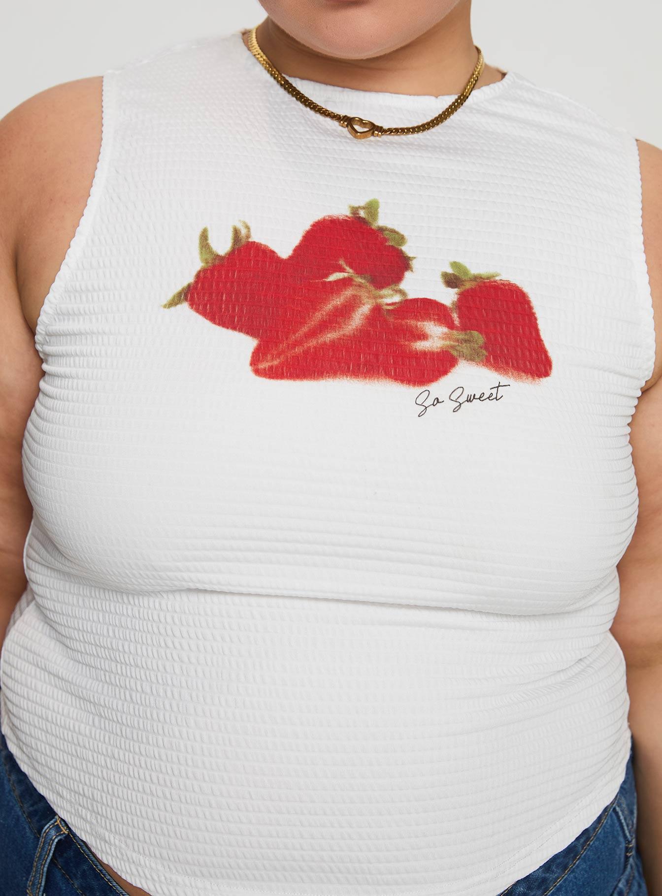 Oh So Sweet Top White Curve Product Image