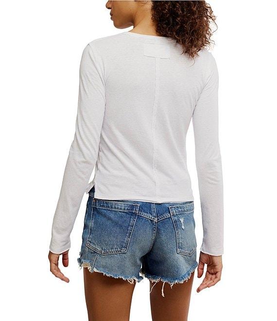 Free People Nova Crew Neck Long Sleeve Tee Product Image