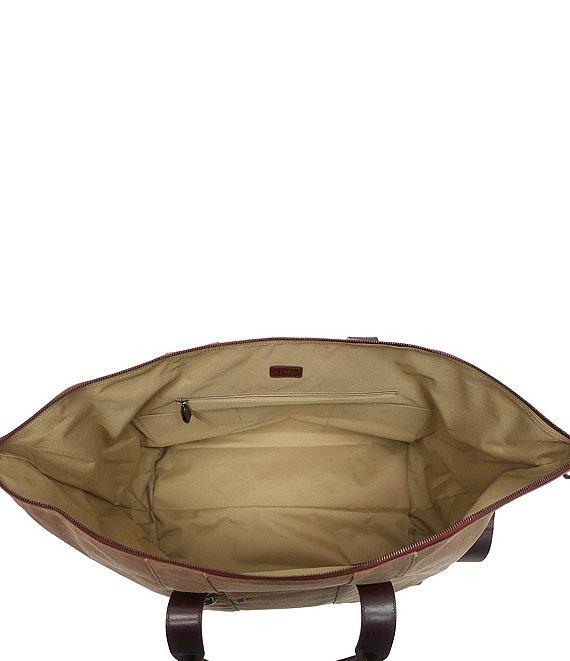 BOCONI Sloan Waxed Canvas and Pull-up Leather 18#double; Duffel Bag Product Image