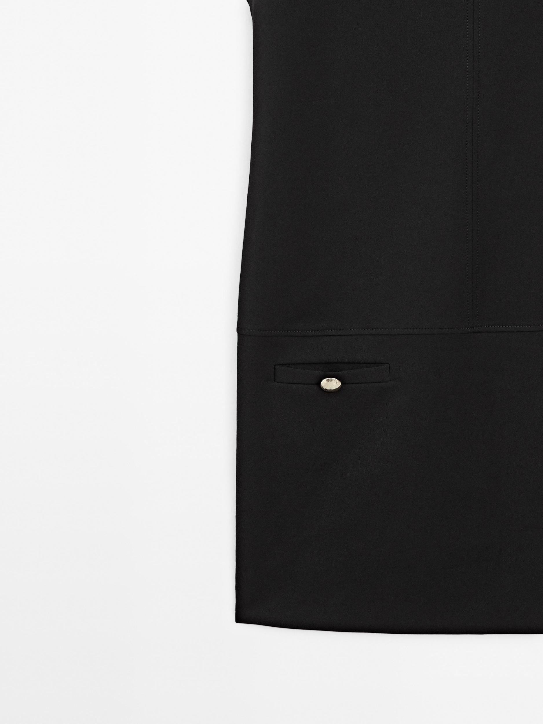 Short dress with button details Product Image