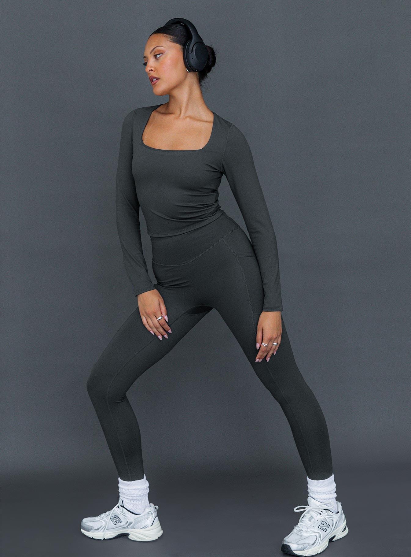 Achieve Activewear Leggings Grey Product Image