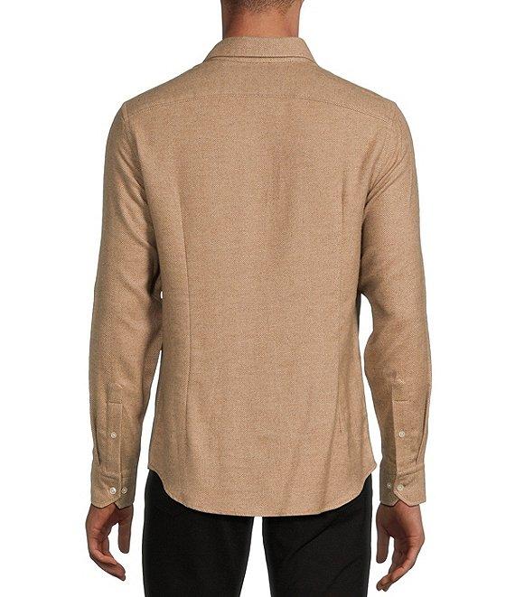 Murano Collezione Canclini Slim Fit Flannel Long Sleeve Woven Shirt Product Image