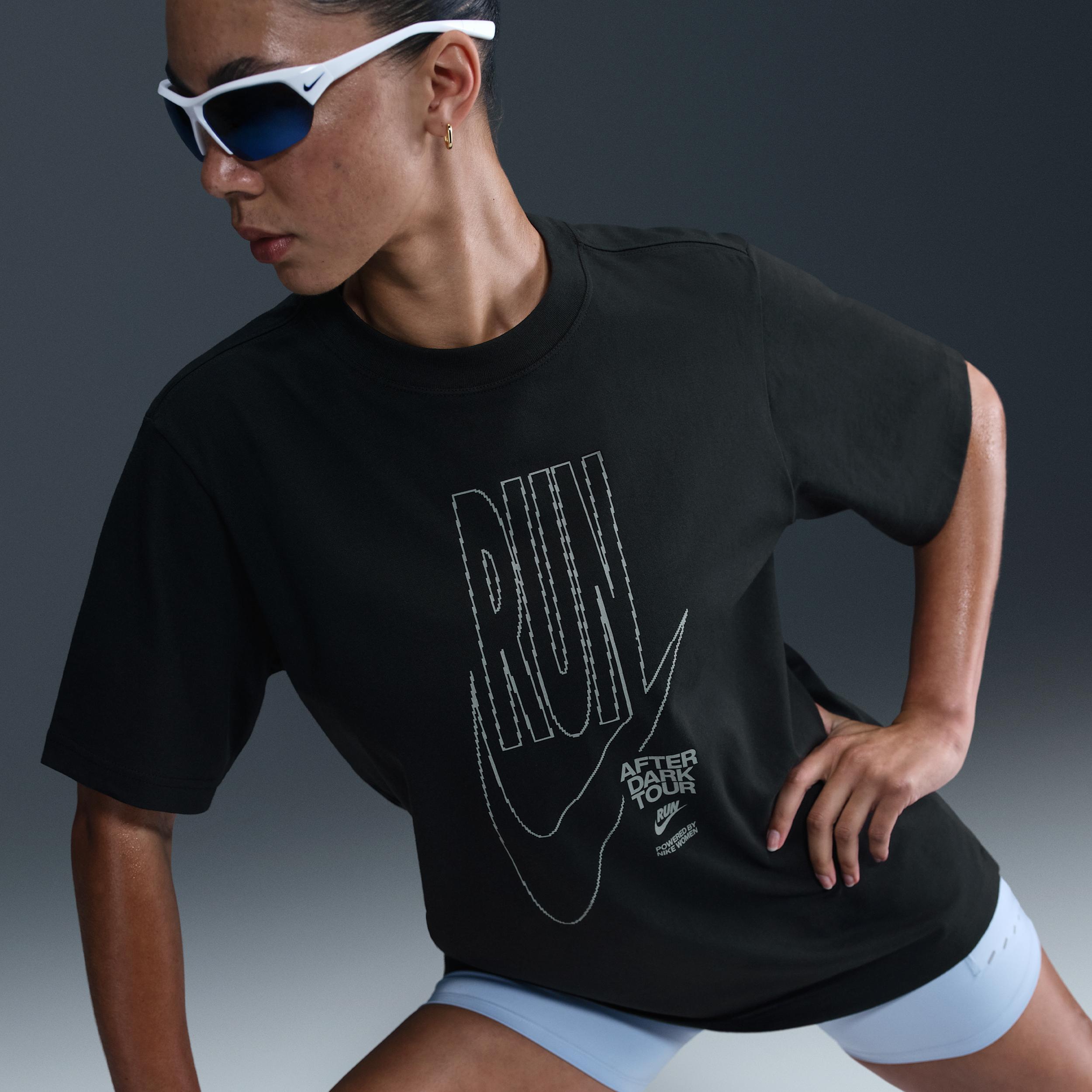 Nike Women's After Dark Tour Oversized Short-Sleeve Graphic T-Shirt Product Image