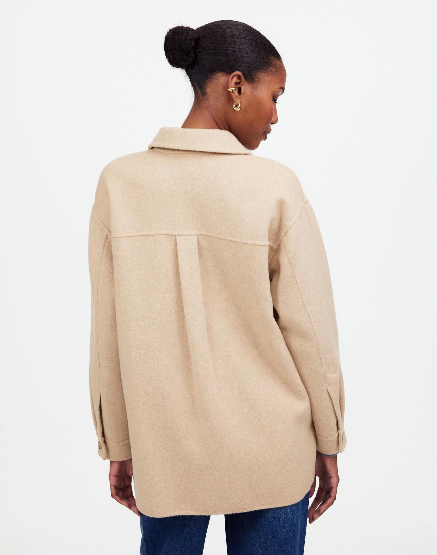 Double-Faced Long Shirt-Jacket Product Image