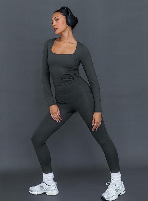 Achieve Activewear Leggings Grey Product Image