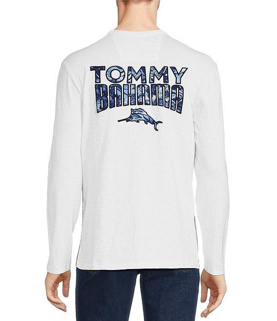 Tommy Bahama Ocean Escape Long Sleeve Lux Embroidered T-Shirt Product Image