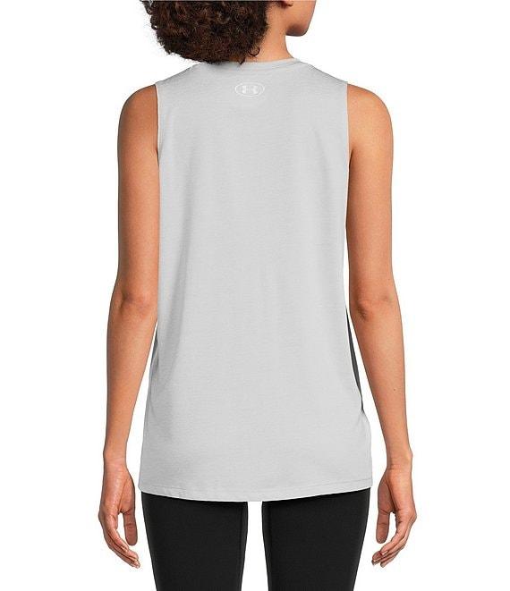 Under Armour Tech™ Crew Neck Sleeveless Twist Tank Top Product Image