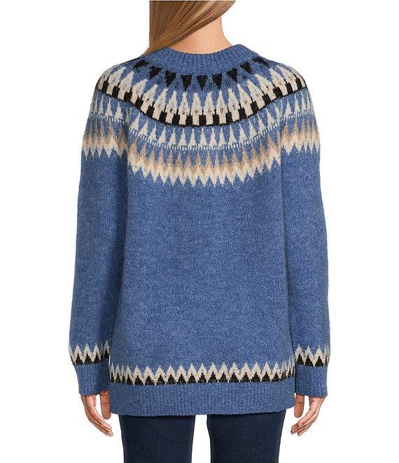 Pendleton Fair Isle Crew Neck Long Sleeve Sweater Product Image