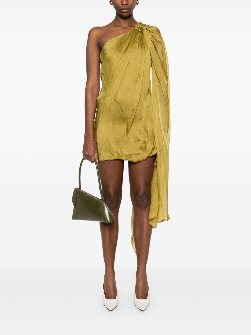 asymmetric one-shoulder mini dress  Product Image