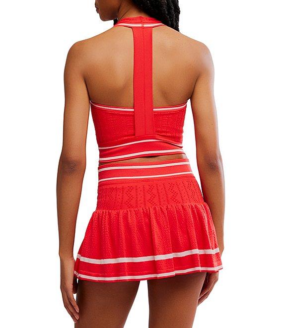 FP Movement Advantage Stretch Texture Halter Neck A-Line 2-Piece Skirt Set Product Image