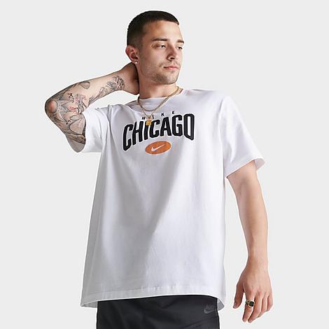Nike Mens Nike City T-Shirt - Mens Black/White Product Image