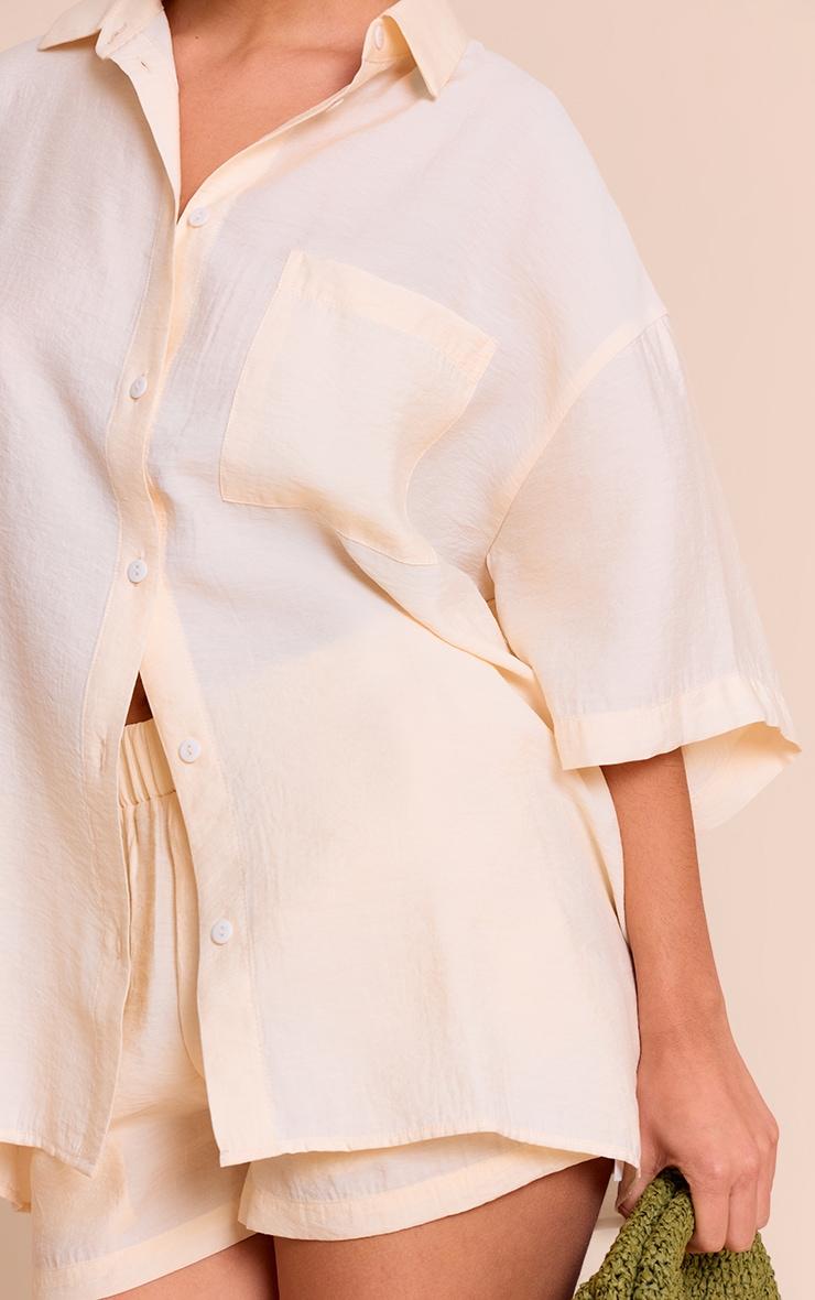 Cream Button Up Shirt Product Image