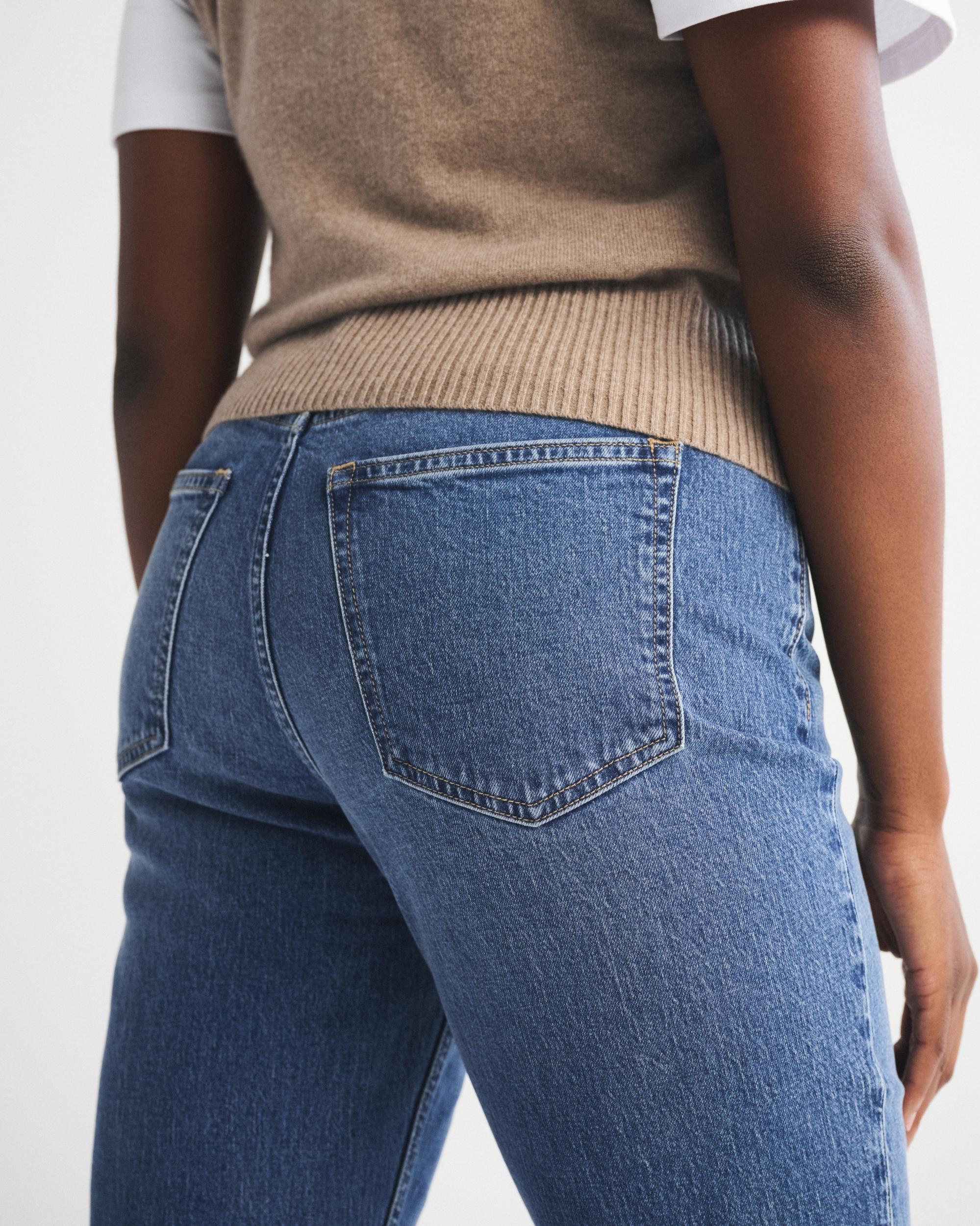 Ultra High Rise Ankle Straight Jean Product Image