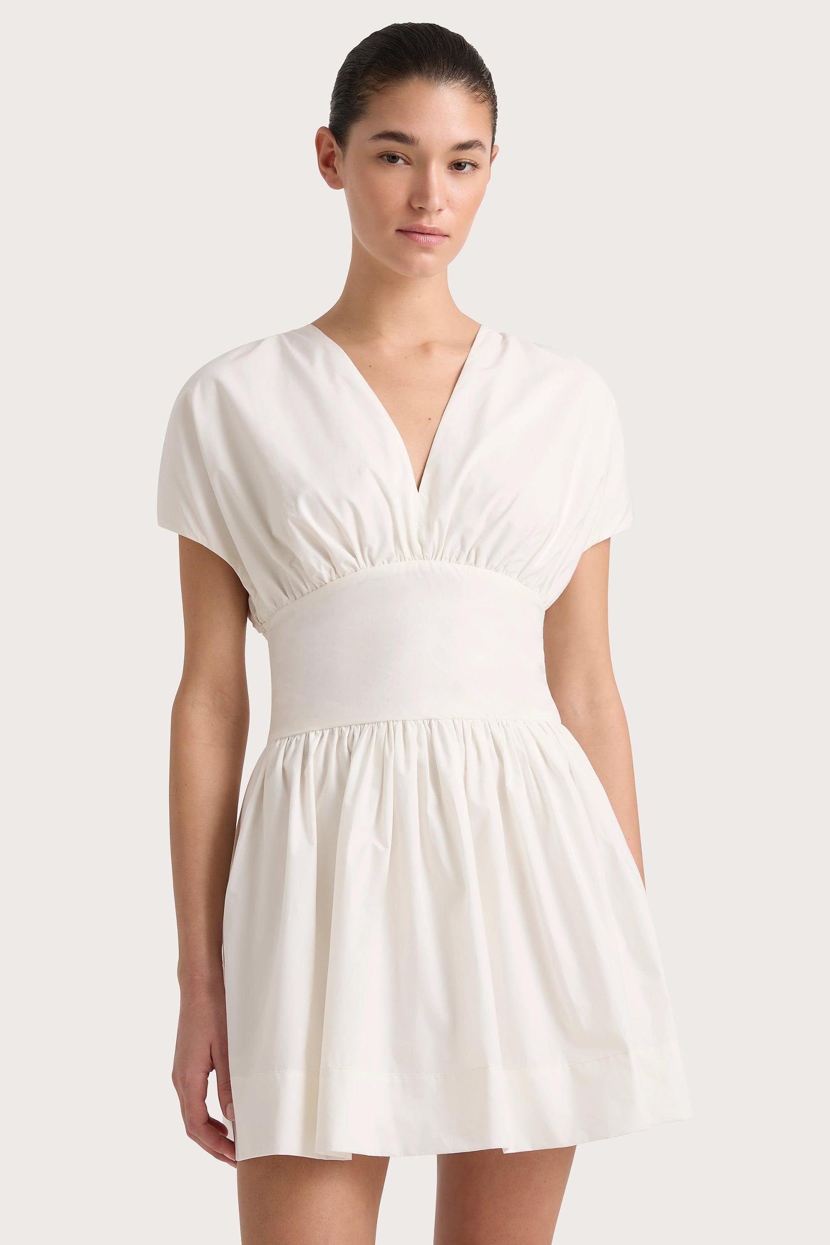 Auve Mini Dress White - Final Sale Product Image