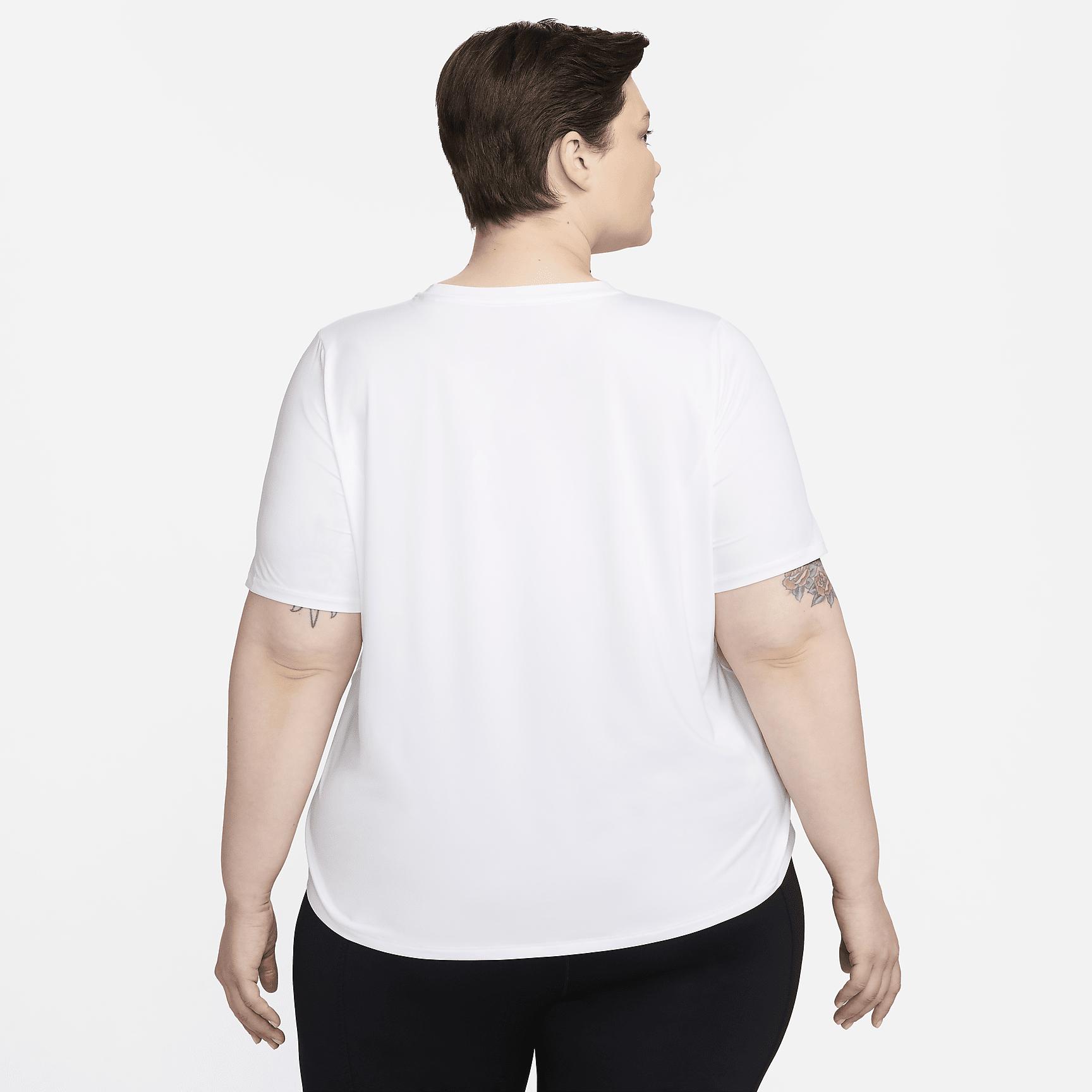 Nike Womens One Classic Dri-FIT Short-Sleeve Top (Plus Size) | FN2800-100 Product Image