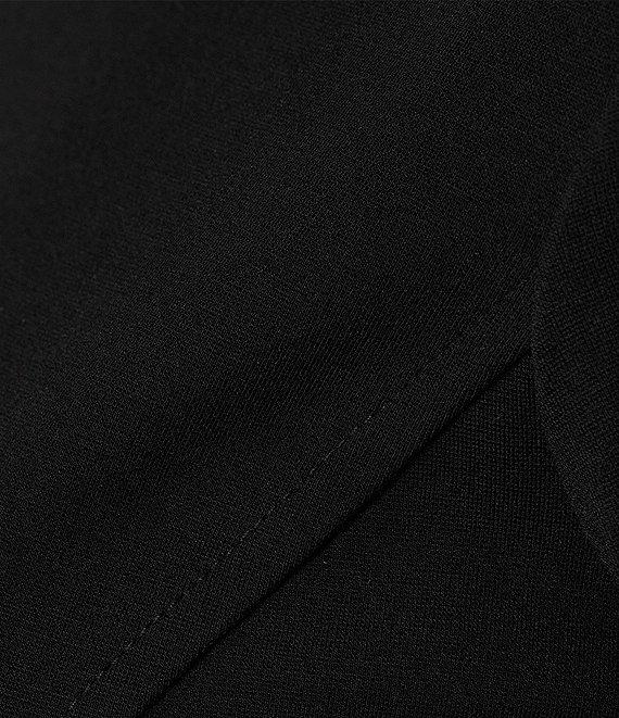 J.McLaughlin Solid Knit Catalyst Crew Neck 3/4 Sleeves Sheath Dress Product Image