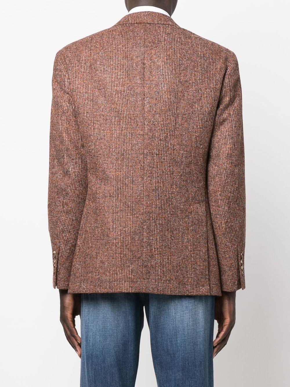 mini check-print single-breasted blazer Product Image