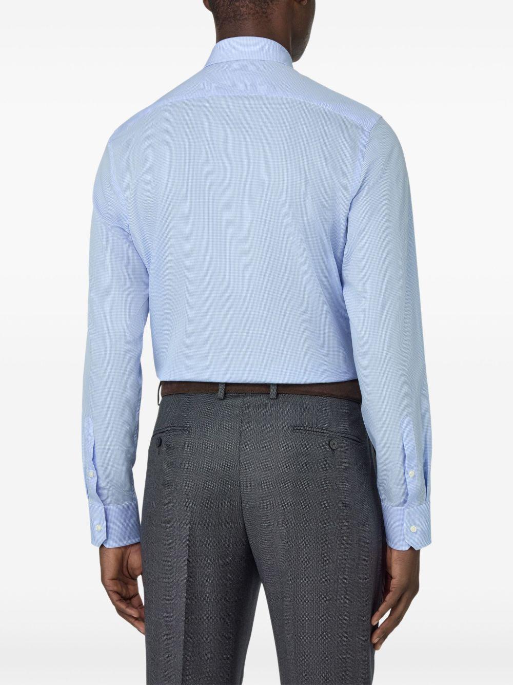 slim-fit cotton shirt Product Image
