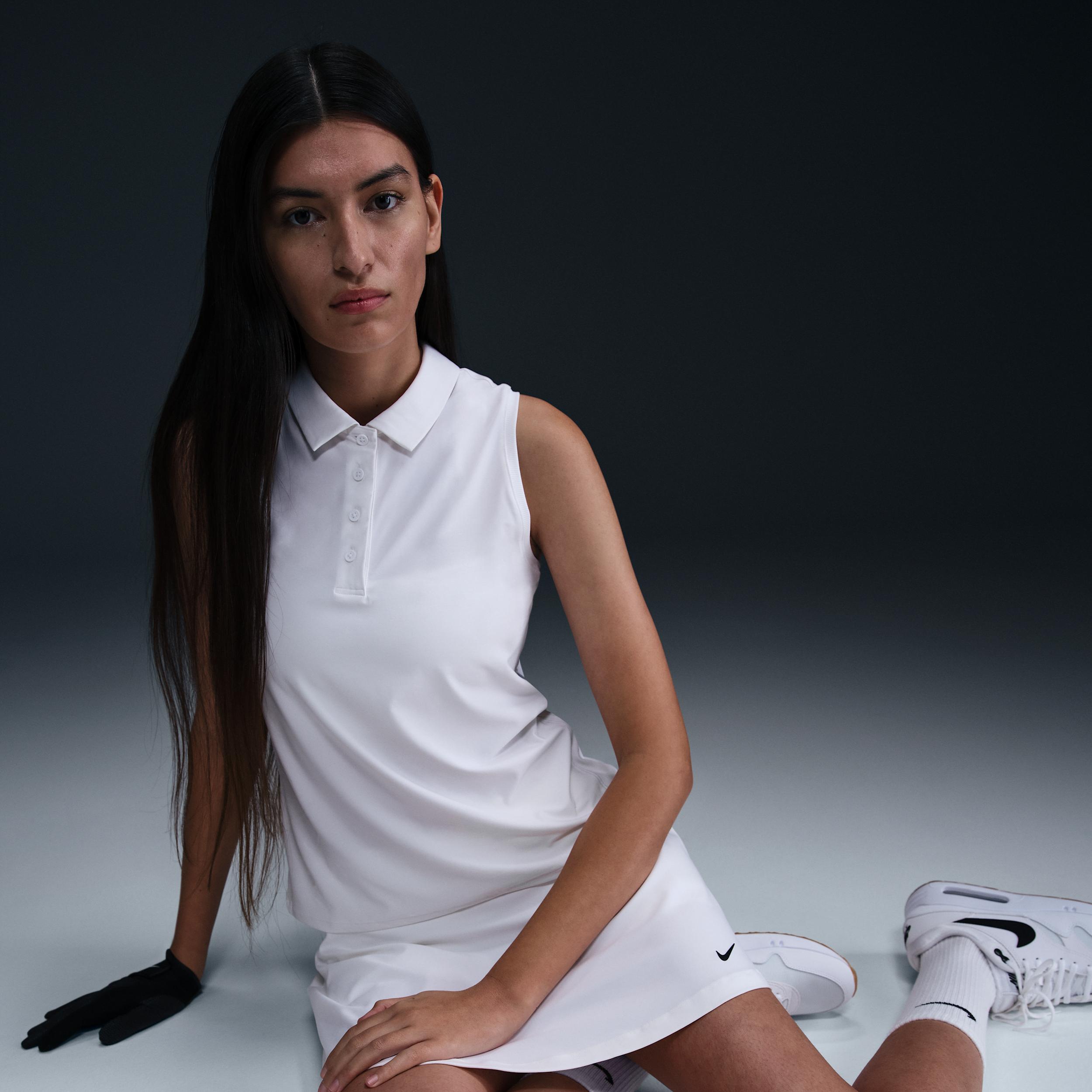 Nike Womens Victory Dri-FIT Sleeveless Polo | FQ1572-100 Product Image