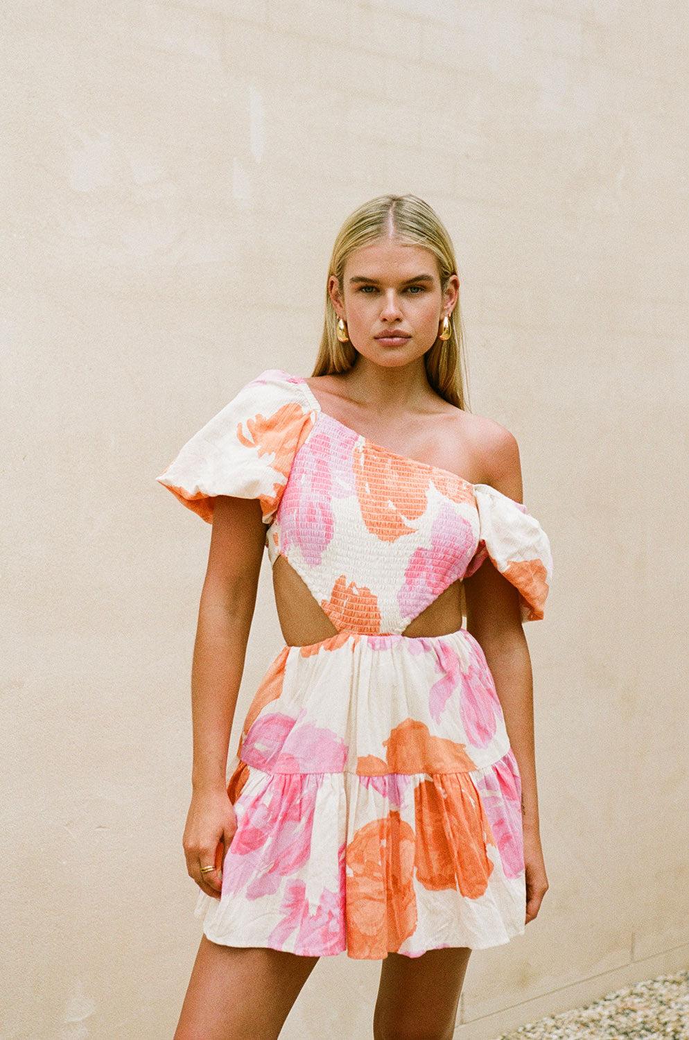 Raffy Dress - Solstice Pink Product Image