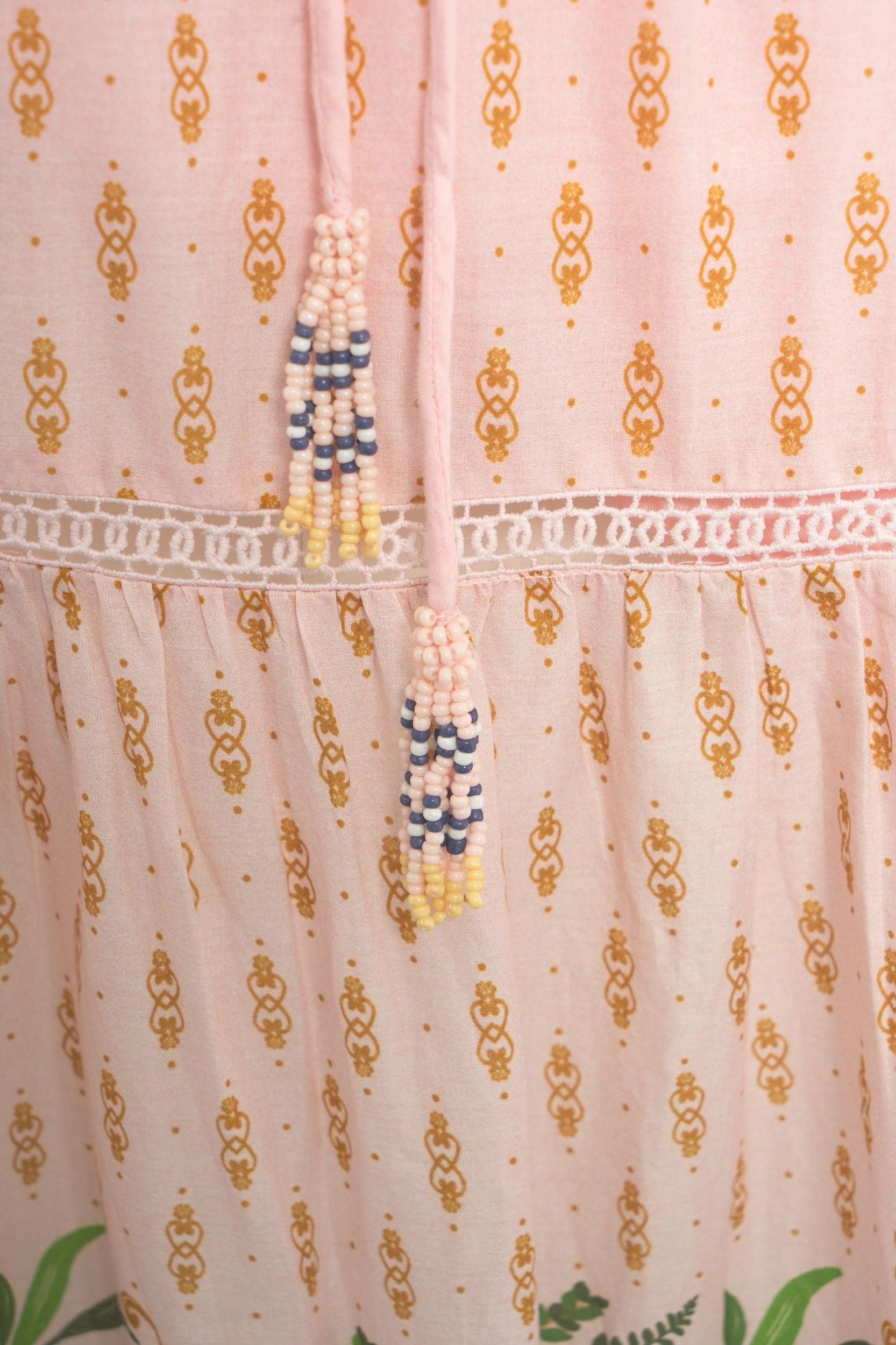 One-shoulder dress with print Product Image