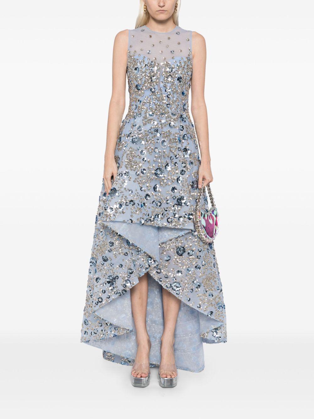 sequin-embellished tulle dress Product Image