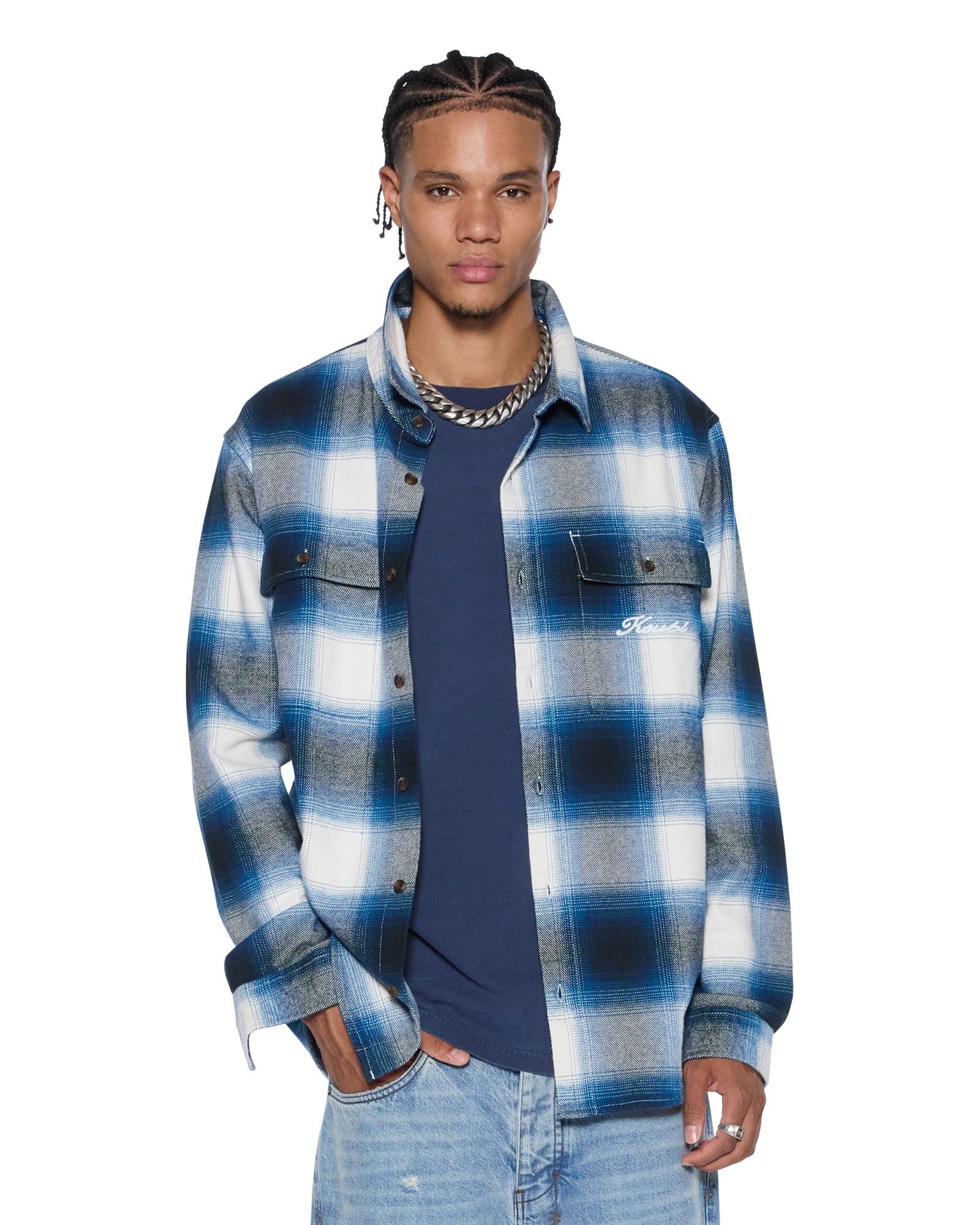 ROSEBOWL LS SHIRT SALTED BLUE Male Product Image