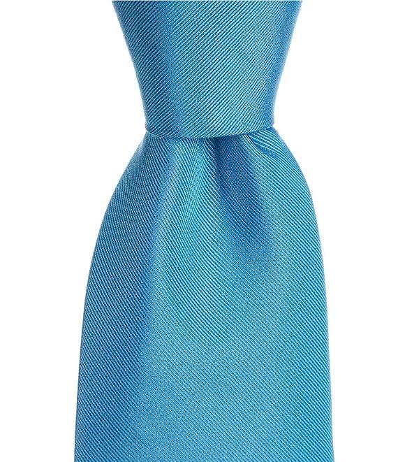 Tre Vero Solid 3#double; Narrow Silk Tie Product Image