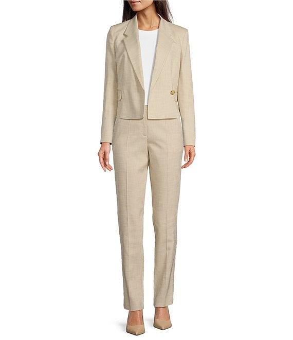 BOSS by Hugo Boss Tanya Straight Leg Flat Front Trouser Product Image