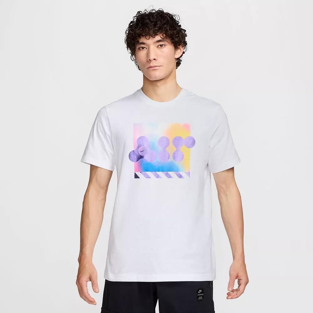 Men's Nike Bubble Air Sportswear Tee, Size: XL, White Product Image