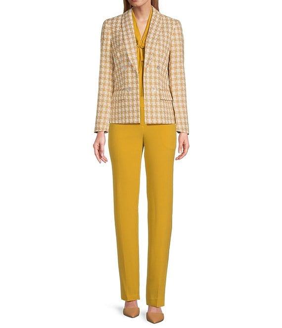 Kasper Tie Front Neck Sleeveless Blouse Product Image