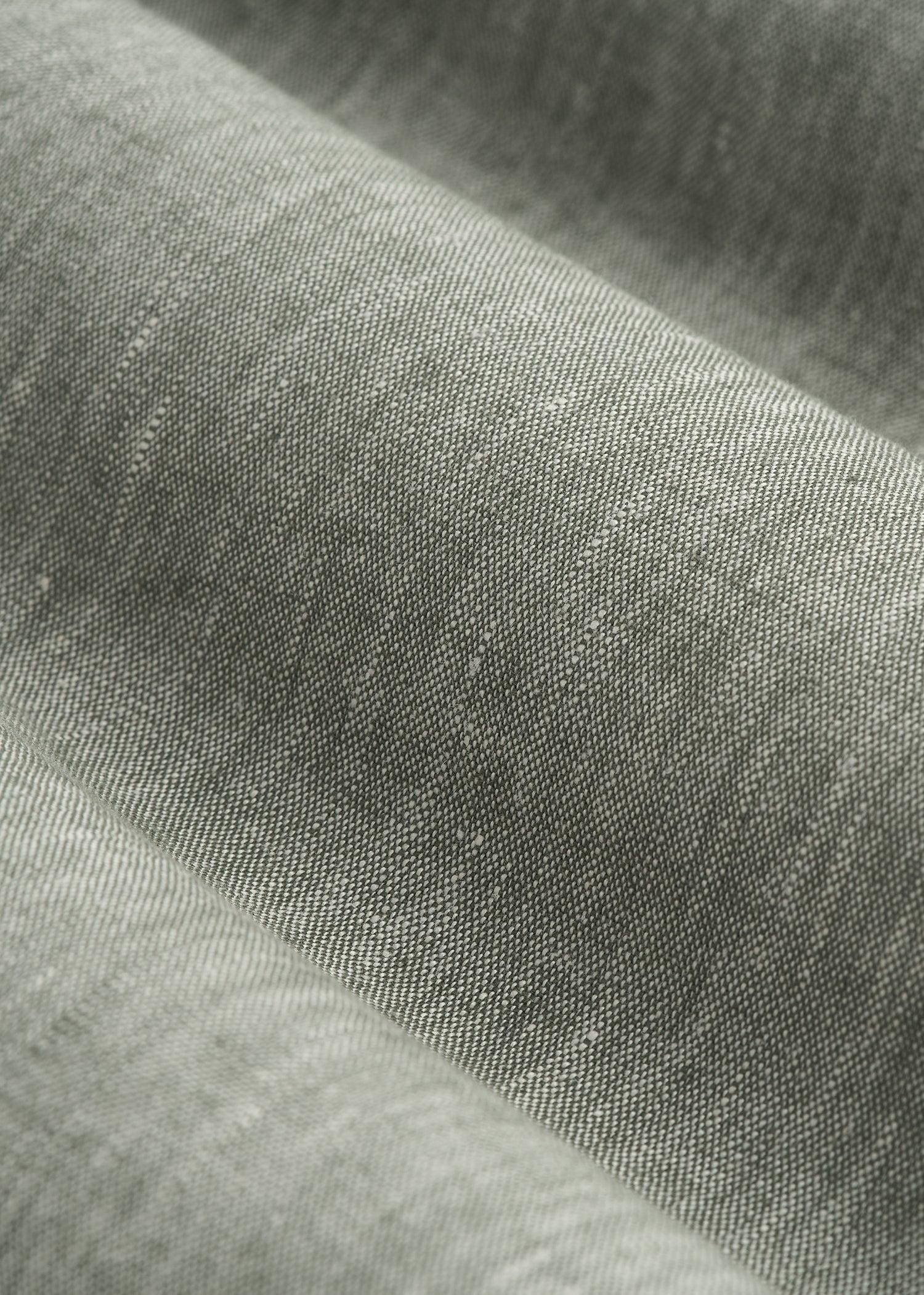 Stretch Linen Dress Pants for Tall Men in Climbing Ivy Linen Male Product Image