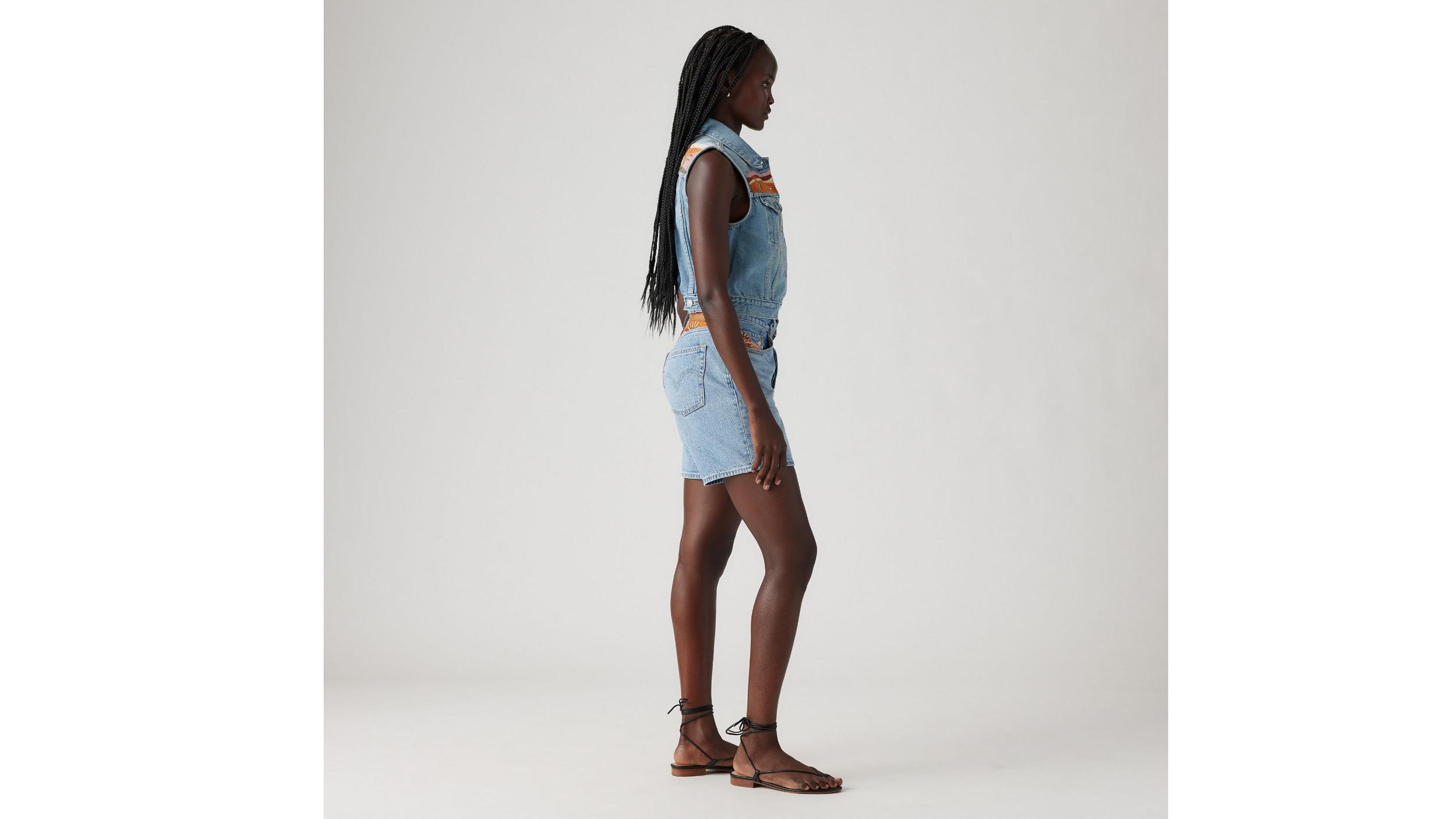 501® Original Fit High Rise Mid-Thigh Lightweight Women's Shorts Product Image