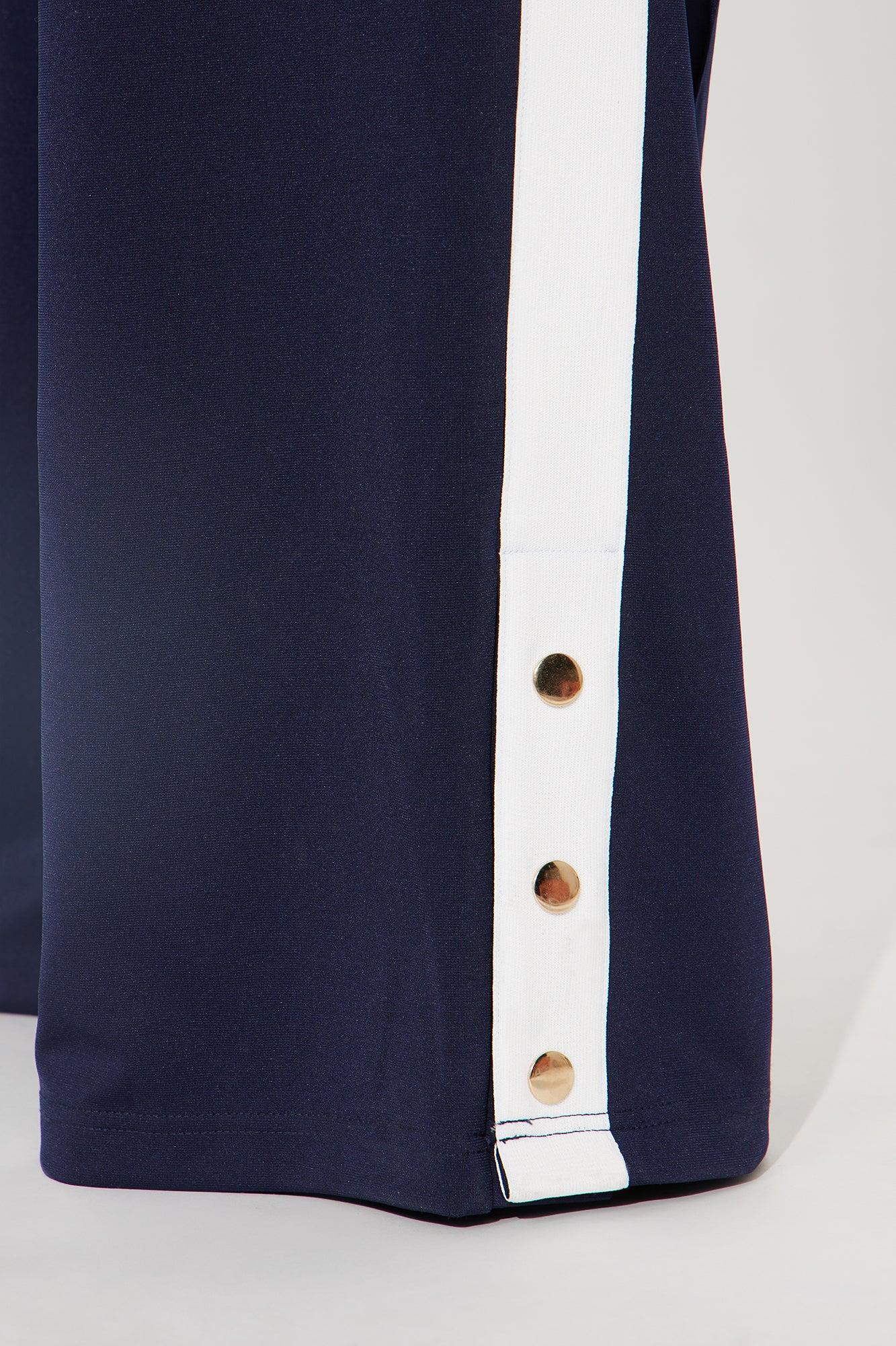 Lianna Short Sleeve Jumpsuit - Navy Female Product Image